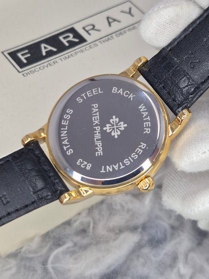 Patek Philippe Mesh Leather Watch