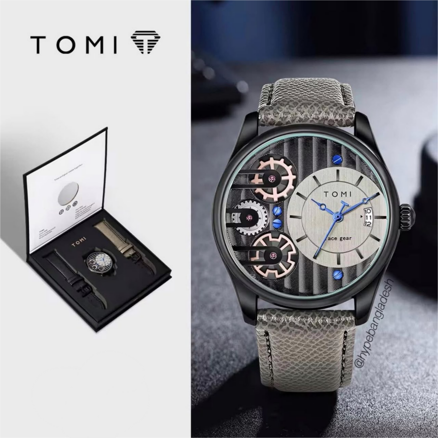 TOMI - FACE GEAR WATCH