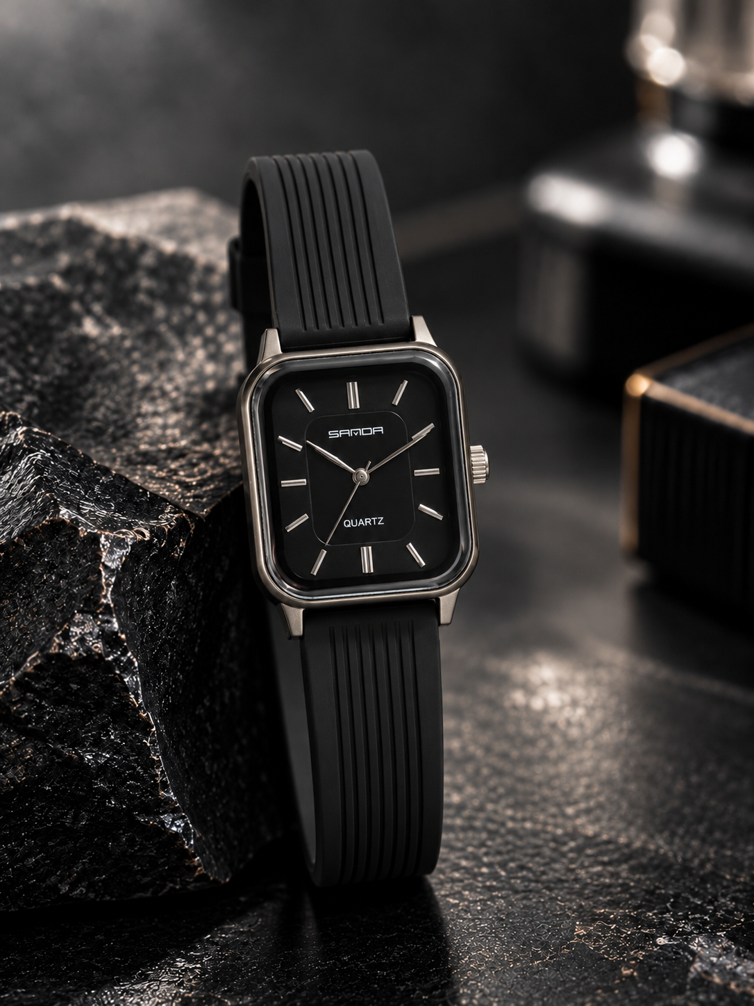SANDA - Silicon Strap Couple Watch