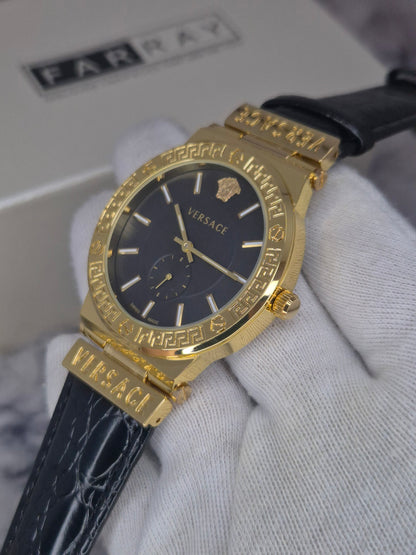 VERSACE - Royale Leather Watch