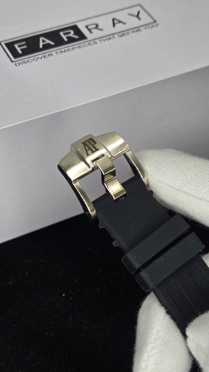 AP Metallic Case Strap Watch