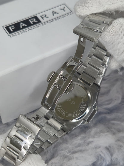 PP Textured Bezel Date Watch