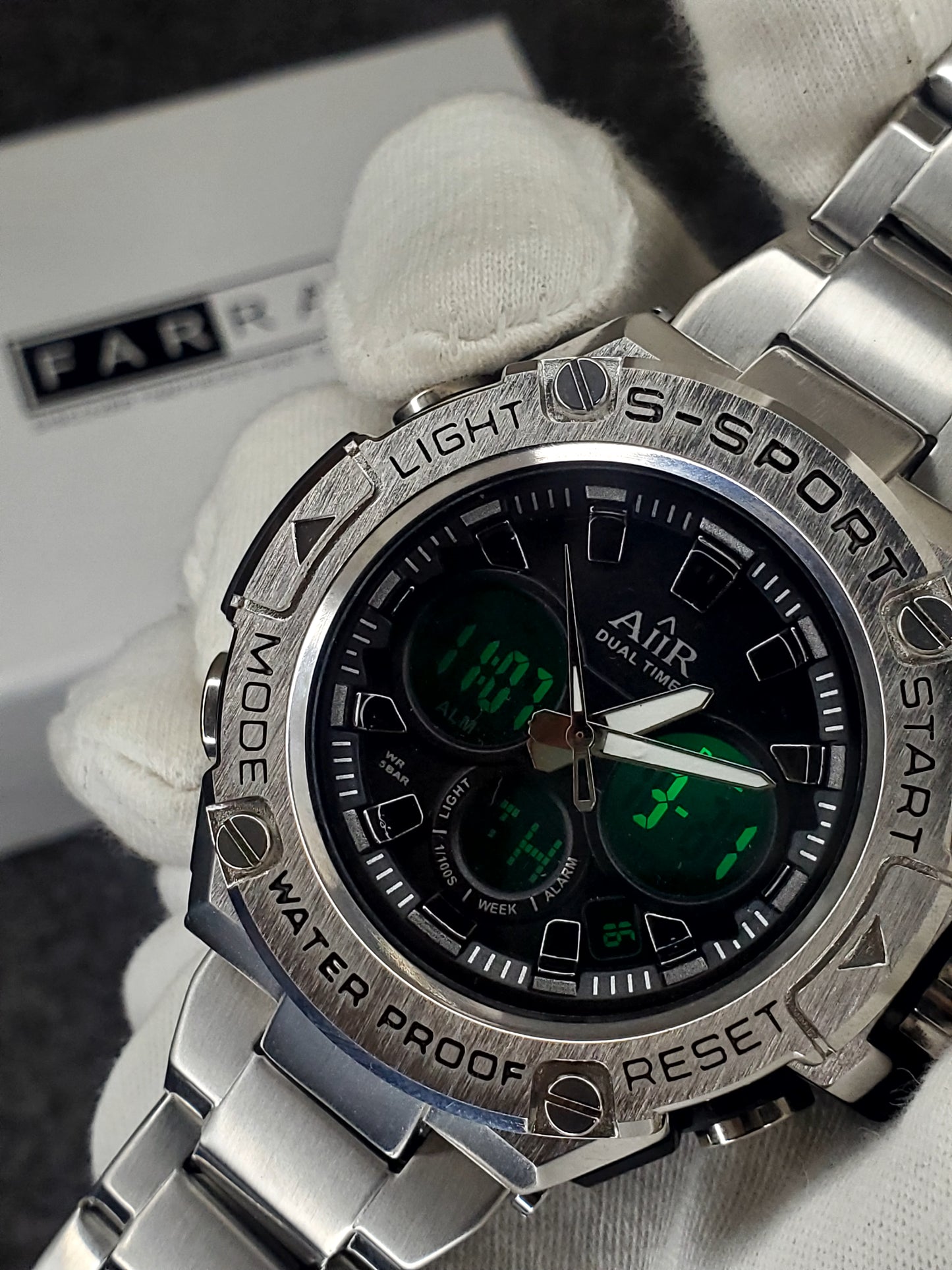 Sports Dual Time Chain Watch – FARRAY