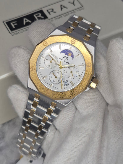 Matturi Chronograph Date Chain Watch