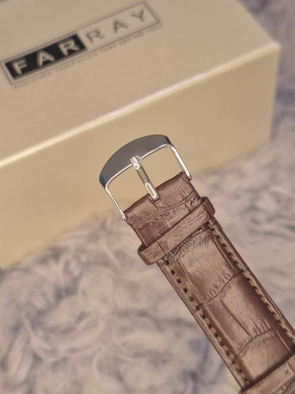 Vintage Tank Leather Strap Watch