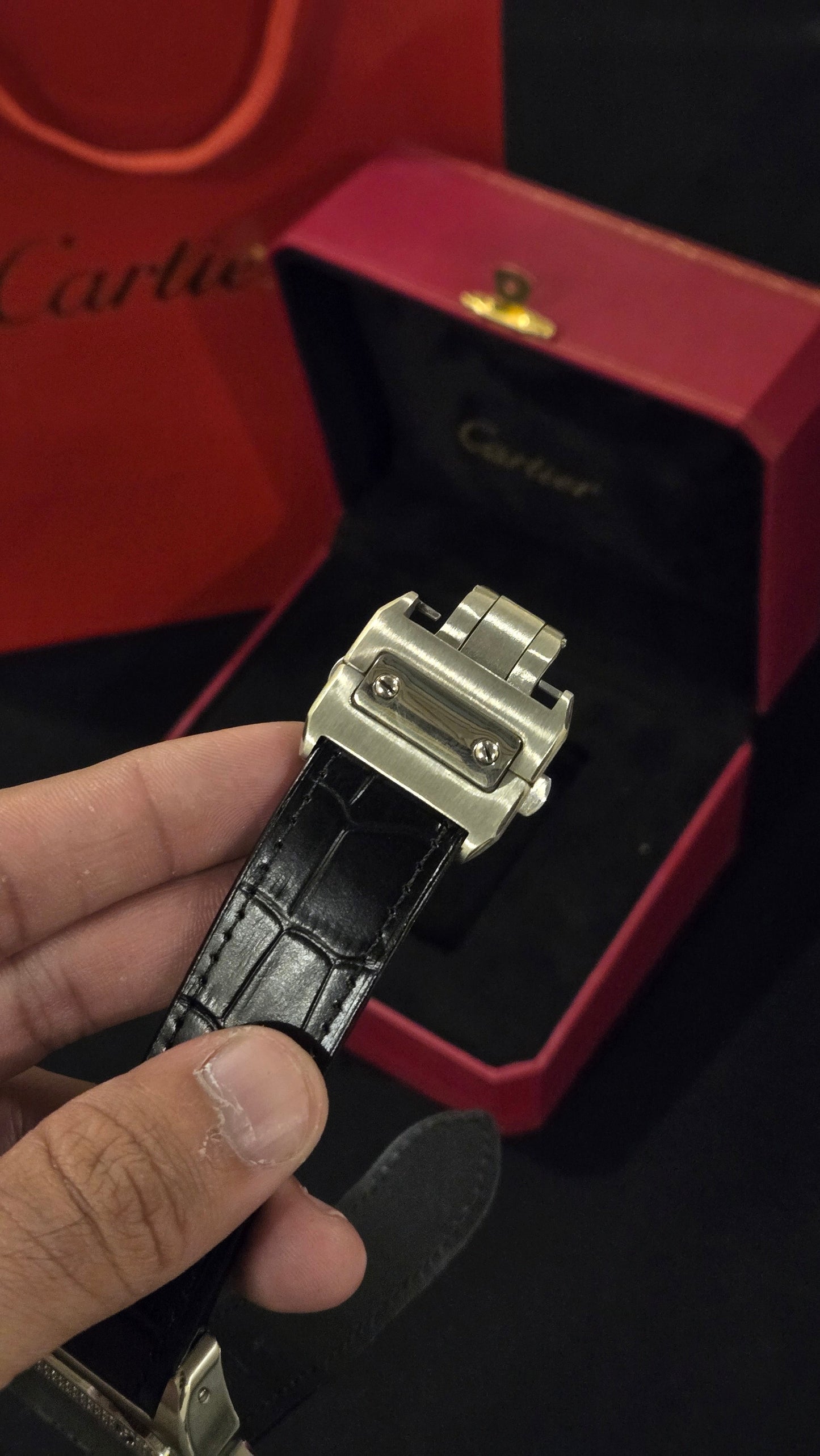 CARTIER - SANTOS W BW