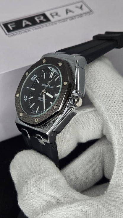 AP Metallic Case Strap Watch