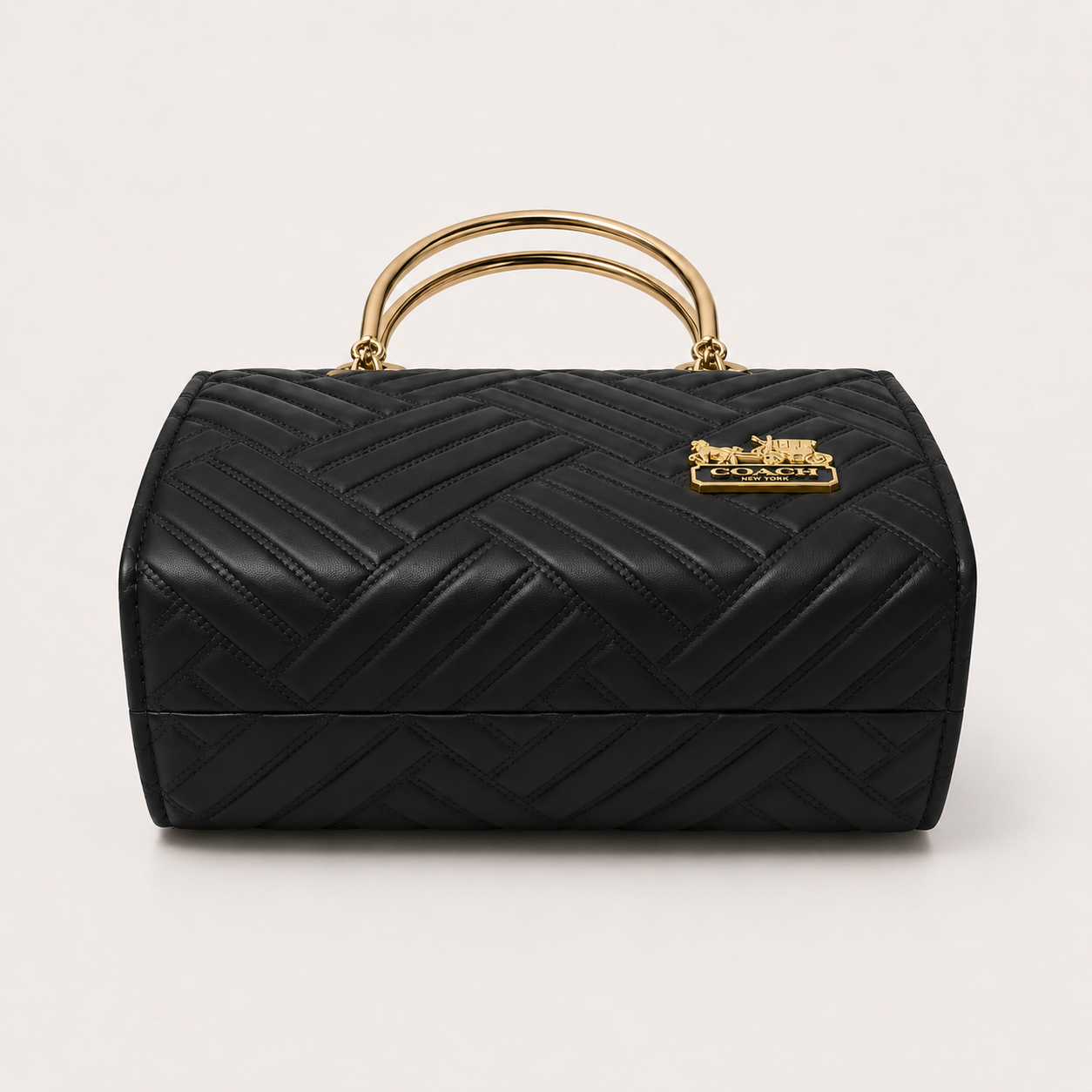 COACH - 2-in-1 Black Top Handle Bag