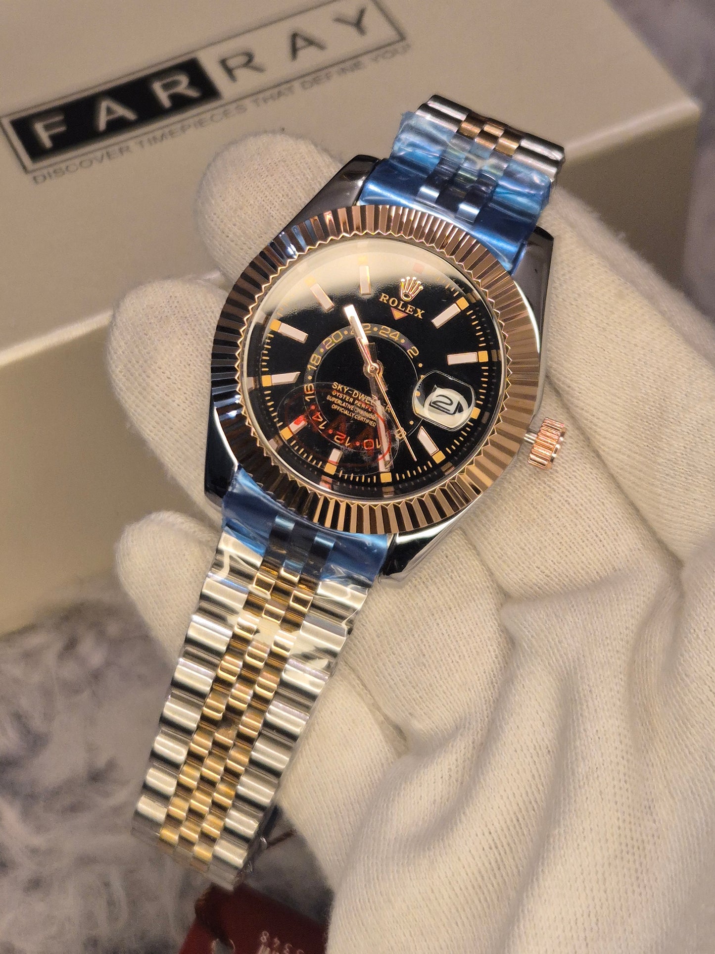 RLX Sky Dweller Chain Watch