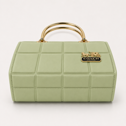 COACH - Grid Pistachio Top Handle Bag