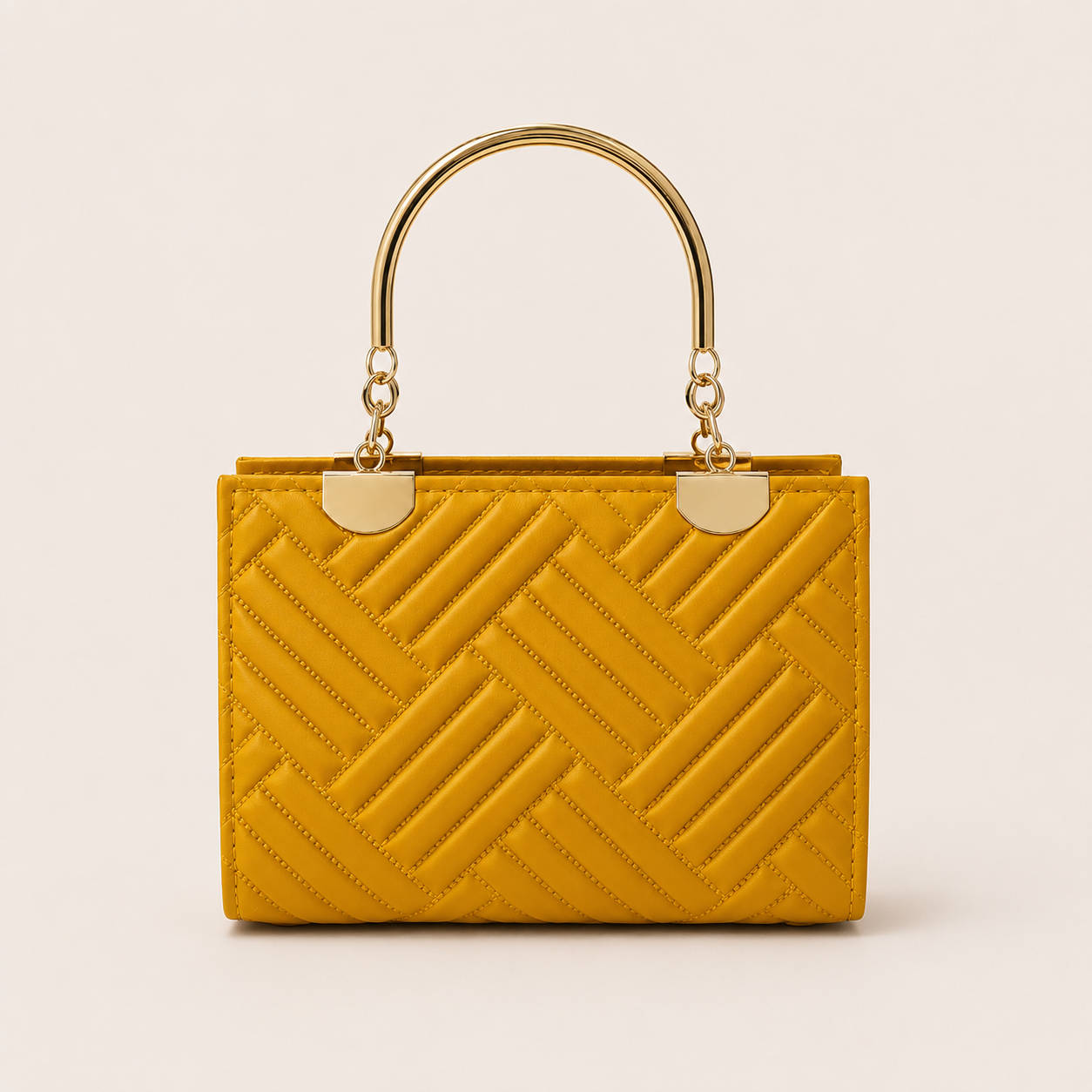 COACH - 2-in-1 Mustard Top Handle Bag