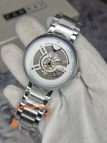 Ketta Wheel Design Date Watch