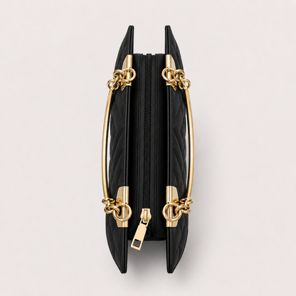 COACH - Grid Black Top Handle Bag