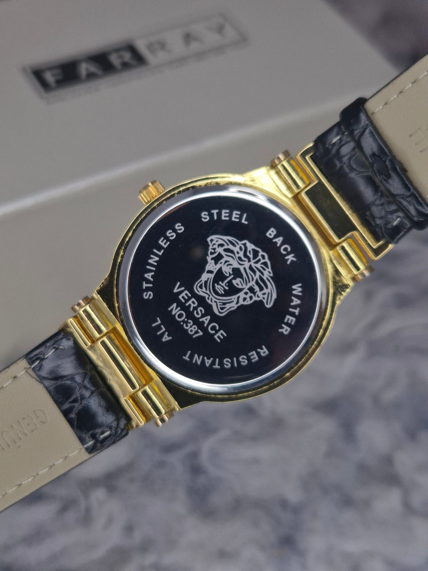 VERSACE - Royale Leather Watch