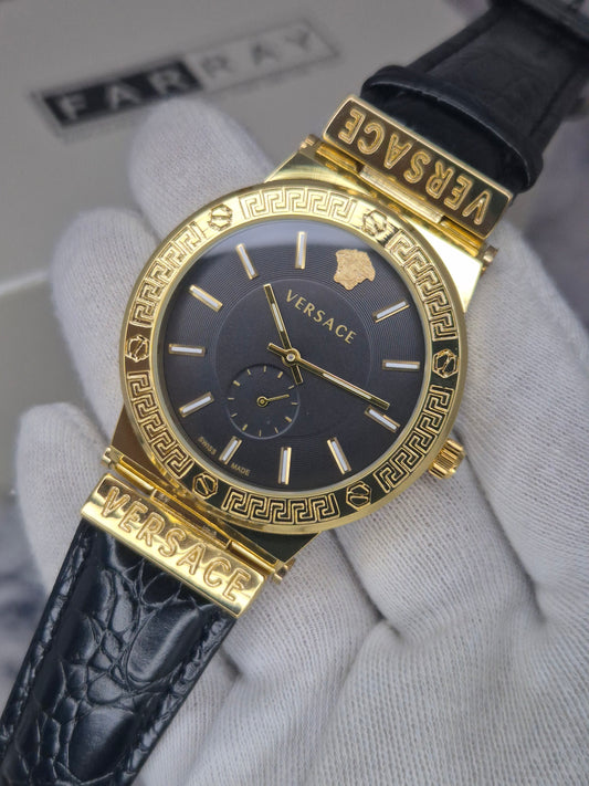 VERSACE - Royale Leather Watch