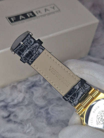 VERSACE - Royale Leather Watch
