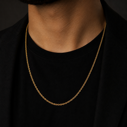 3mm Rope Gold Chain