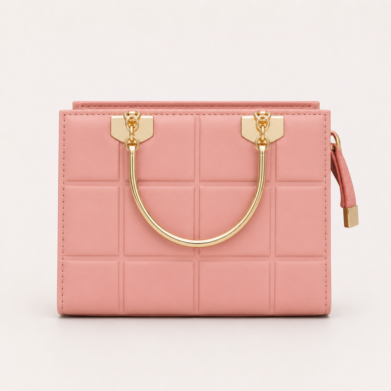 COACH - Grid Pink Top Handle Bag
