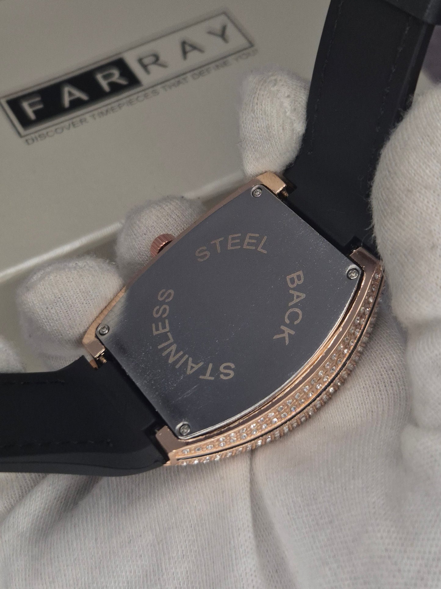 FRANCK MULLER - Iced Vanguard Strap Watch