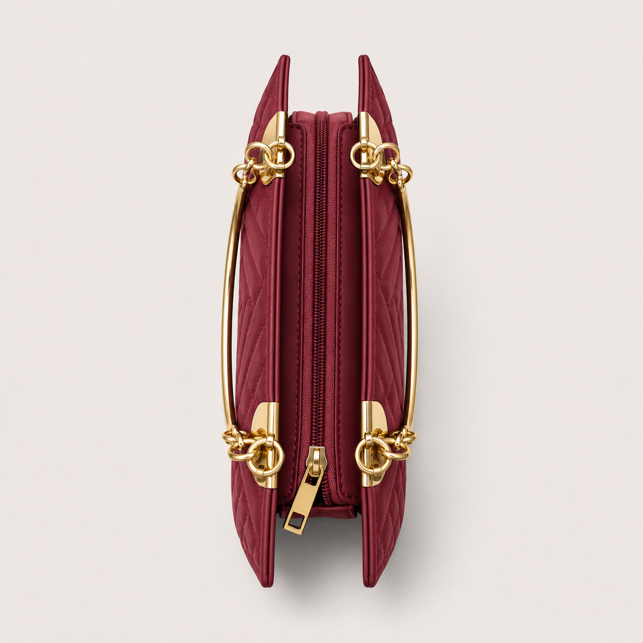 COACH - 2-in-1 Red Top Handle Bag
