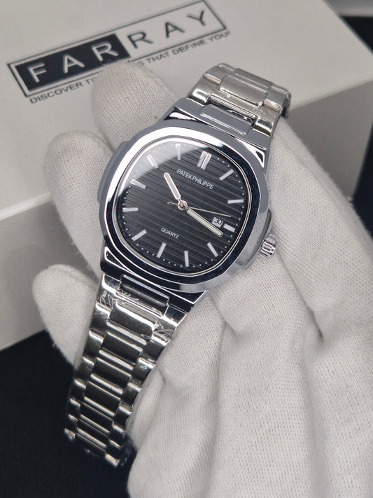 PP Smooth Bezel Date Watch