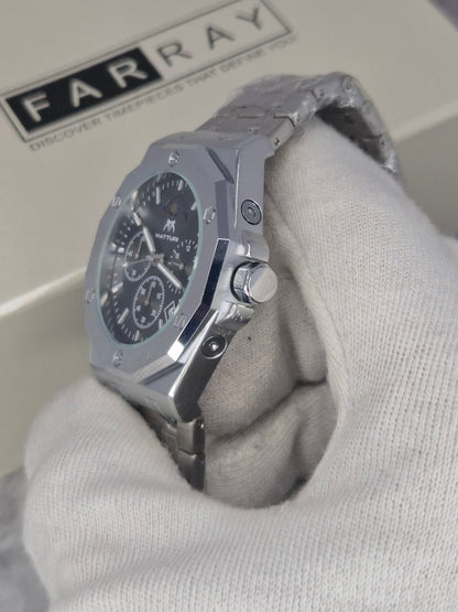Matturi Chronograph Date Chain Watch