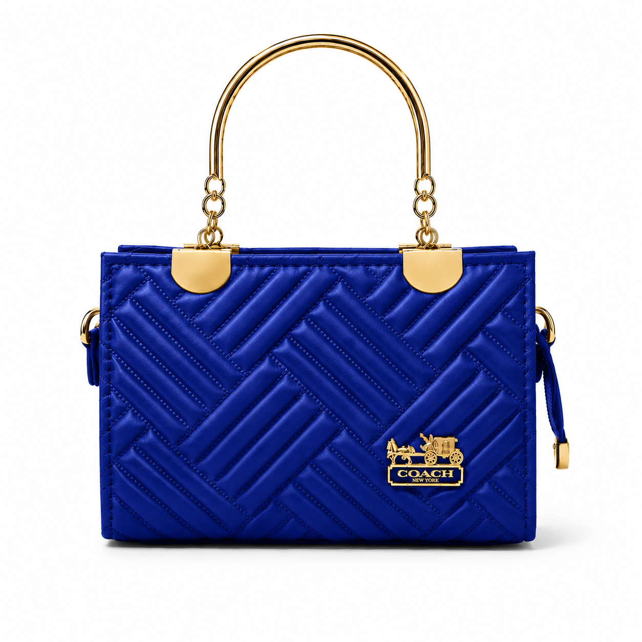 COACH - 2-in-1 Blue Top Handle Bag