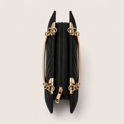 COACH - 2-in-1 Black Top Handle Bag