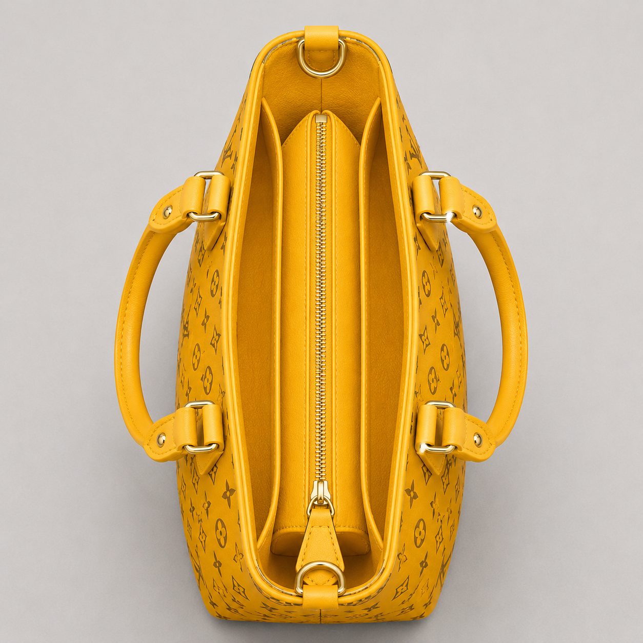 DIOR - 3-in-1 Yellow Tote Bag