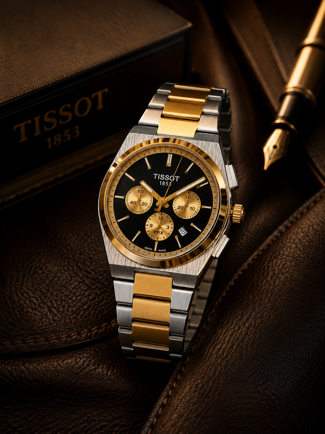 Tissot PRX Chronographic Chain Watch