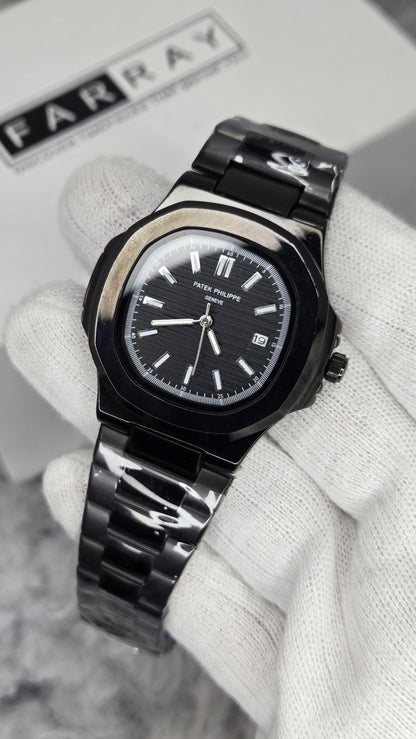 PP Textured Bezel Date Watch
