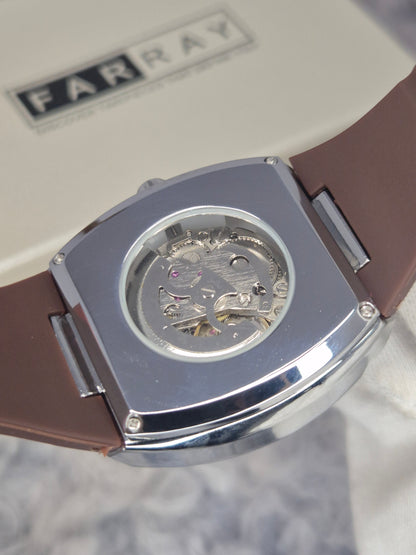 Casirui Automatic Skeleton Strap Watch