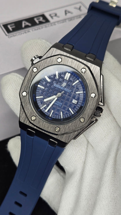 AP Metallic Case Strap Watch