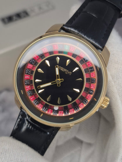 HERYI - Moving Casino Leather Watch