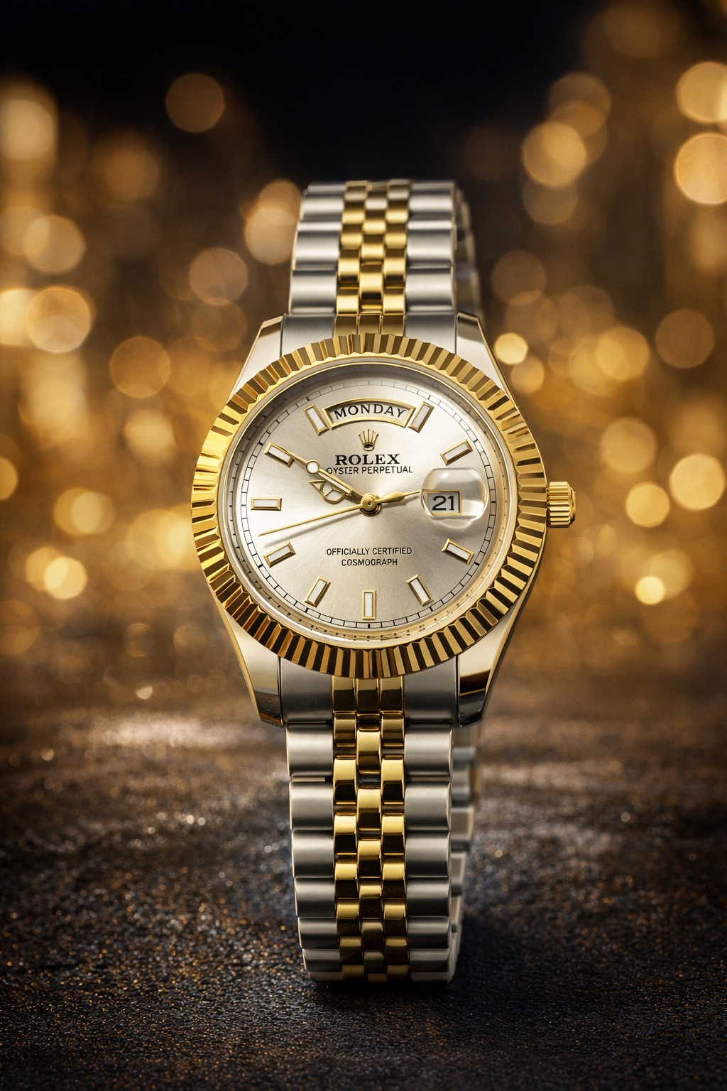 RLX - DAY DATE JUBILEE CHAIN WATCH