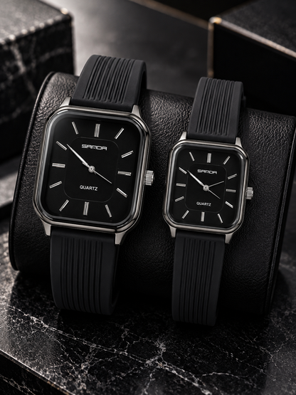 SANDA - Silicon Strap Couple Watch